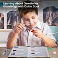 thumbnail image 4 of LivinVeluris Mega Gemstone Dig Kit – Excavate 15 Real Gemstones & Crystals – Educational STEM Toy for Kids 3+ with Dig Tools, Magnifier & Guide Bundle, 4 of 6
