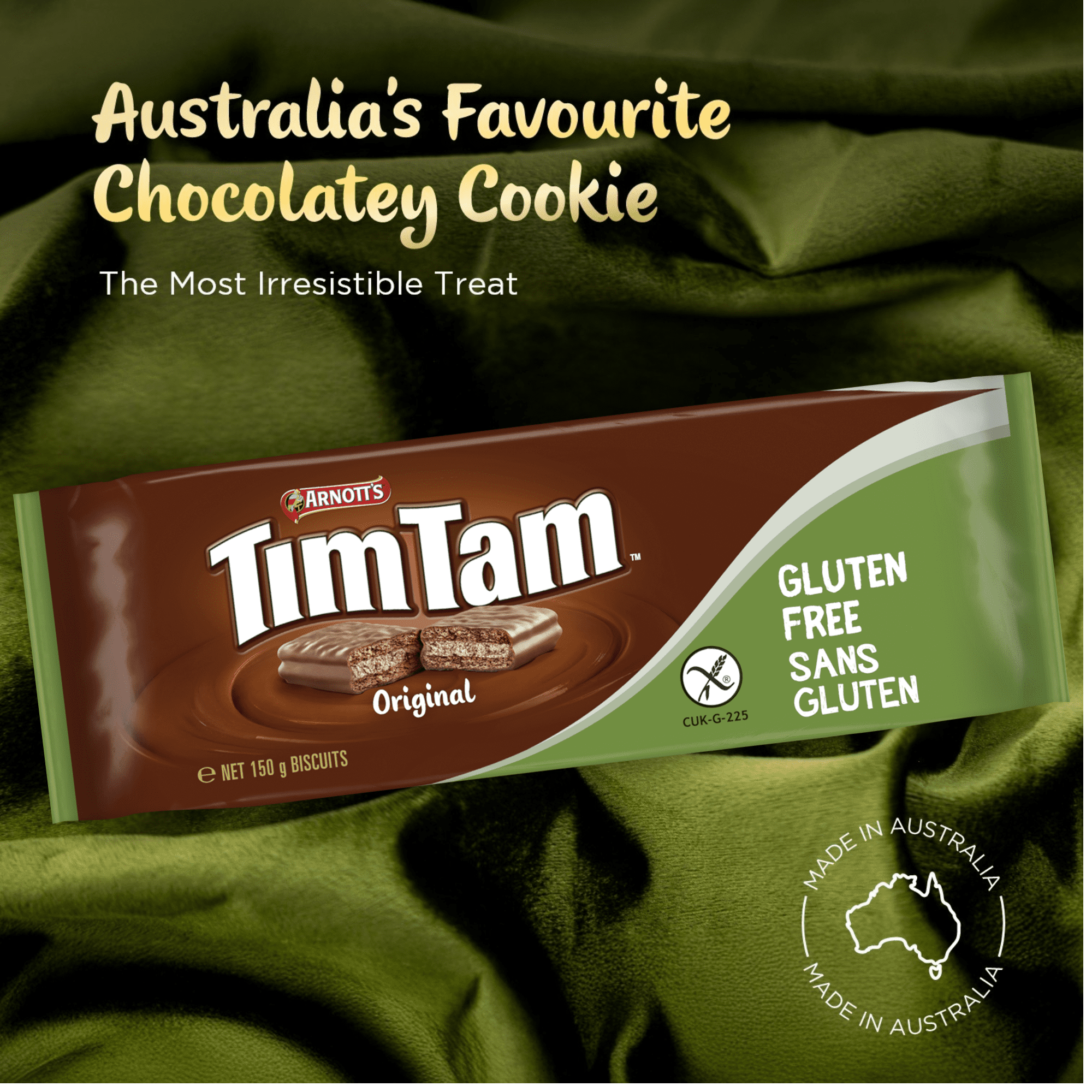 Biscuits Tim Tam Original sans gluten, 150 g