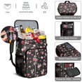 thumbnail image 3 of Wildflower and Butterfly Tropical Floral Insulated Cooler Backpack - 20L Lightweight & Portable, 3 of 4