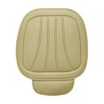 thumbnail image 1 of Beige Universal Leather Auto Seat Cover With Full Surround And Non-Slip Base, 1 of 6