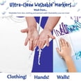 thumbnail image 3 of Crayola 10 Ultra-Clean Washable Stamper Markers, 3 of 4