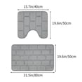 thumbnail image 3 of TopLLC Bathroom Rugs, Rugs for Living Room, Area Rug, Bath Mat Bathroom Water Absorbing Door Mat Convenient Wash Lightweight Fabric Water Absorption Non Slip Floor Mat Chenille floor mats, 3 of 6