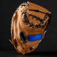 thumbnail image 4 of Sports Baseball Glove, Right Hand Throw Left Hand Use Softball ' Outdoor Sports Practice Training , Brown, 4 of 7