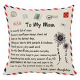thumbnail image 3 of Personalized Pillow Covers Envelope Decorative Square Throw Pillow Case for Christmas Anniversary, 3 of 8