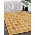 thumbnail image 3 of Ahgly Company Tapis d'Intérieur Lavables en Machine Rectangle Transitionnel Jaune Orange, 2' x 4', 3 of 7