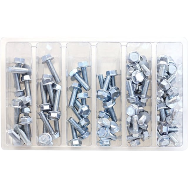 Bolt MC Hardware M6 Small Hex Head Flange Bolts Refill Pack - 10mm