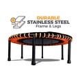 thumbnail image 4 of LEAPS & REBOUNDS Mini Trampoline D\'entraînement Physique de 40 Pouces et Rebondisseur pour Adultes, Orange, 4 of 9