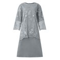 thumbnail image 4 of Robes d'Été Grande Taille pour Femmes 2024 Robe de Soirée Brodée Dentelle Brodée Ensemble Robe Deux Pièces Économisez jusqu'à 65 % de Rabais!, 4 of 6