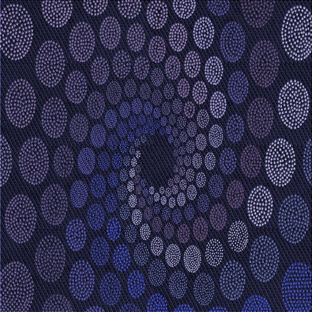 Ahgly Company Tapis d'Intérieur Lavable en Machine Carré Transitionnel Violet Pervenche Profond, 5 Pieds Carré