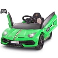 thumbnail image 1 of VOLTZ TOYS 12V Ride on Car for Kids, Official Licensed SVJ 12V Battery Powered Electric Ride-on Car Motorized Toy Vehicle for Children with Remote, Leather Seat, LED Lights and MP3 Player (Green), 1 of 7