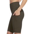 thumbnail image 4 of Women's Running Biker Shorts with Side Pockets High Waisted, 4 of 6