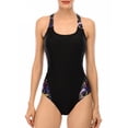 thumbnail image 1 of Women's One-Piece Swimwear Sports Racerback Beachwear Athletic Monokini Bikini Bathing Suit, 1 of 4