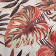 thumbnail image 1 of oneOone Jersey en Viscose Rouge Bonbon Tissu Feuille Tropicale avec Texture Tissu pour Robe Tissu Imprimé Tissu au Mètre 60 Pouces de Large, 1 of 4