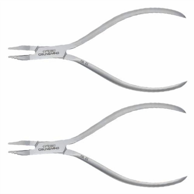 OSUNG Pince de Pliage à Boucle en Tweed Dentaire, OPWB03, 2 Pcs