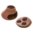 thumbnail image 2 of Luzkey Ceramic Essential Oil Set Aroma Diffuser Fragrance Diffuser Melt Burner Desktop Ornaments for Holiday Yoga SPA Decoration Red, 2 of 8