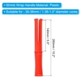 thumbnail image 2 of Unique Bargains Poignée de Rétrécissement de 10 Pouces, 2 Pcs Distributeur de Pellicule Extensible Distributeur de Film Extensible Petite Main pour Déménagement de Meubles, Rouge, 2 of 5