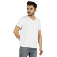 thumbnail image 3 of Inkmeso T-Shirt de Base à Col en V pour Homme, Manches Courtes, Uni, Coupe Régulière, en Coton, 3 of 7
