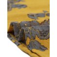 thumbnail image 5 of INSPIRE CHIC Women‘s Chroect Lace See Through Floral Color Block Blouse Grey Yellow S, 5 of 5