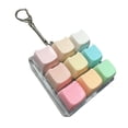 thumbnail image 4 of Xuanheng Keyboard Clicker Toy Adults Gifts Funny Lightweight Cube Keyboard Fidget Toy Rainbow Bear, 4 of 8