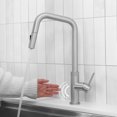 thumbnail image 2 of Stylish Single Handle Stainless Steel Pull Down Touchless Kitchen Faucet K-150SM, 2 of 13