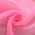 thumbnail image 4 of MAWCLOS Window Curtain 2 Panels Curtains Clear Long Sheer Voile Rod Pocket Solid White Treatments Basic Many Sizes Pink 2PC-W: 20" x H: 98", 4 of 5