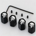 thumbnail image 3 of Car Skull Logo Anit-theft Metal Wheel Tire Valve Cap Tyre Dust Caps For Different Skull Style 40pcs = 10 Sets, 3 of 5