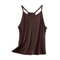 thumbnail image 1 of Birdeem Camisole pour Femmes Manteau Décontracté et Tendance pour Femmes Couleur Unie Col Rond Sans Manches, 1 of 12