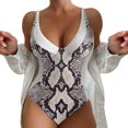 thumbnail image 1 of Maillots de Bain Tankini pour Femmes Été Décolleté en V Imprimé Mode Décontractée Maillot de Bain Blanc, 1 of 4