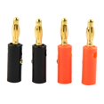 thumbnail image 3 of High Quality 4mm Banana Plug Male Connector Gold Audio Speaker Wire Cables, 3 of 11