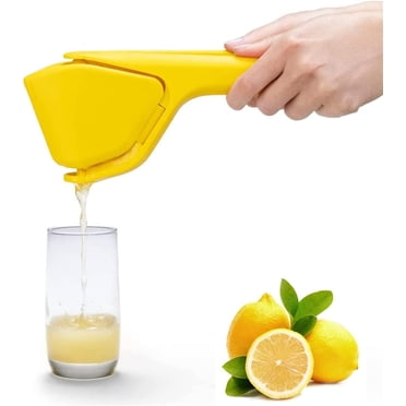 Lemon juicer, lemon juicer, manual lime juicer, Nicehelper large manual citrus squeezer, foldable to save space, ergonomic design with side pivot, easy to use, suitable for lemons, citrus, fruits