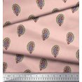 thumbnail image 2 of Soimoi Cotton Voile Fabric Paisley Block Decor Fabric Printed Yard 42 Inch Wide, 2 of 3