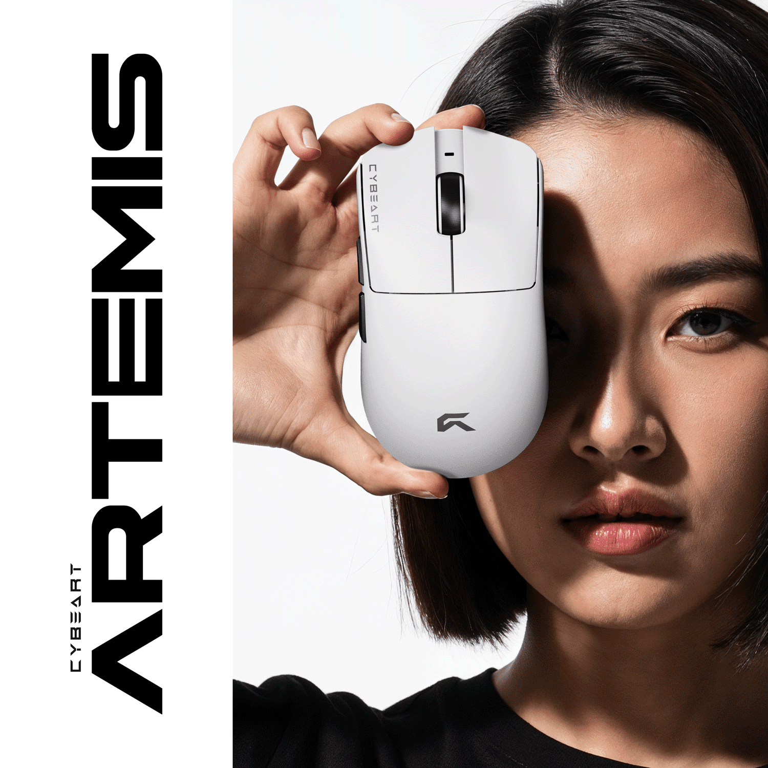 CYBEART | Artemis 52g Ultra-light Wireless Gaming Mouse | Dual 300mA Hyperswap™ Battery | 24,000 DPI | 1K Polling Rate | 80M Kailh Switches | Tri Mode
