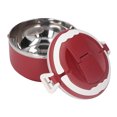 thumbnail image 2 of Food Box, Japanese Style Large Capacity Thermal Stainless Steel Portable Bento Box  For Office For School Single Layer Red【201 Liner】, 2 of 8