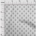 thumbnail image 2 of oneOone Georgette Viscose Light Gray Fabric Block Sewing Material Print Fabric By The Yard 42 Inch Wide, 2 of 4