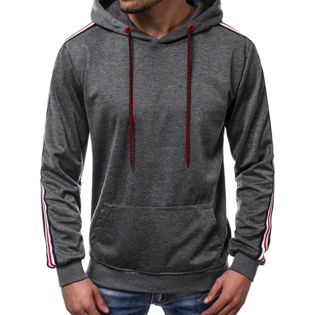 Chandail à Capuchon pour Hommes, Mode Automne et Hiver, Sport Décontracté, Chandail Patchwork, Chandail à Capuchon pour Hommes, Veste