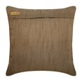 thumbnail image 3 of The HomeCentric Cushion Covers, Light Brown Decorative Throw Pillow Covers Pack of 2, 16x16 inch (40x40 cm), Silk Throw Pillows For Couch, Solid Color, Ribbon , Modern - Vintage Champagne Brown, 3 of 3