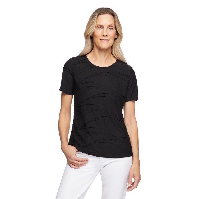Iyla Women's Short Sleeve Ripple Tee