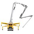 thumbnail image 1 of Model Car Toy, High Simulation Firm Durable 4 Stretchable Legs Concrete Pump Truck Toy Perfect Gift Alloy  For Outdoor Play, 1 of 8