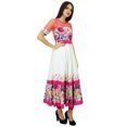 thumbnail image 2 of Bimba Kurti Longue Indienne en Coton pour Femmes, Imprimé Floral, Kurta Robe, Vêtements Personnalisés, 2 of 8