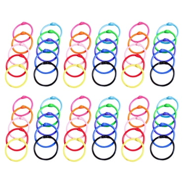 KAKOWELY ring for index card 120pcs Metal Binder Rings For Paper Binding Loose Leaf Binder Rings Book Rings Metal Binding Rings Loose Leaf Rings Diy Binder Rings