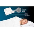 thumbnail image 4 of Bell + Howell Cooling Comfort Weighted Blanket 12 lb Full/Queen 48” x 72” Breathable Glass Beads Machine Washable, 4 of 5