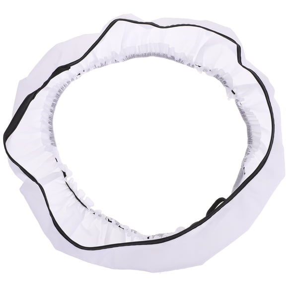 EeaseCA Diffuseur à Anneau Pliable de 14 Pouces pour Flash, Couverture, Flash Rapide, Photographie, Vidéo, Lumière, Diffuseur Softbox pour Flash Fluorescent (Blanc)