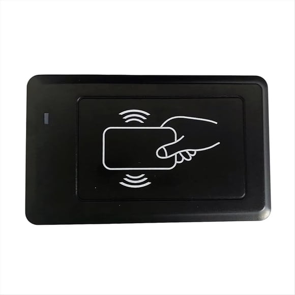 RFID UHF Desktop USB Reader & Writer USB Keyboard Output 860-960MHz Does Not Need Drive 18000-6C Reading Distance 20CM,1 * Desktop Reader 1 * charging cable,Black