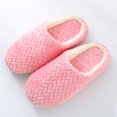thumbnail image 2 of Winter Warm Slippers Jacquard Soft Anti-slip House Slippers Fluffy Slippers, 2 of 10