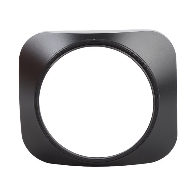 Metal Square Lens Hood, Aluminium Alloy Lens Shade with Cap, Scratch Proof Lens Hood Protector Easy to Install for SLR Cameras DSLR Cameras