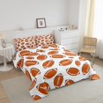 thumbnail image 3 of Erosebridal Cartoon Soccer Bedding Queen Comforter Set, Rugby Down Comforter, Modern Balls Player Decor, Reversible 3-Piece, 3 of 7
