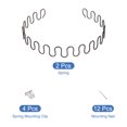 thumbnail image 3 of Unique Bargains 2Sets Upholstery Spring Replacement Kits, 33.46" Sagging Cushions Repair Kit with Clips Nails for Furniture, 3 of 7
