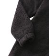 thumbnail image 4 of Ensemble Parent-Enfant Uni, Pyjama Familial à Manches Longues, Chandail à Capuchon à Col Rond avec Fermeture Éclair, 4 of 7