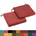thumbnail image 4 of 20-inch by 19-inch Solid Microsuede Chair Cushion, 4 of 4