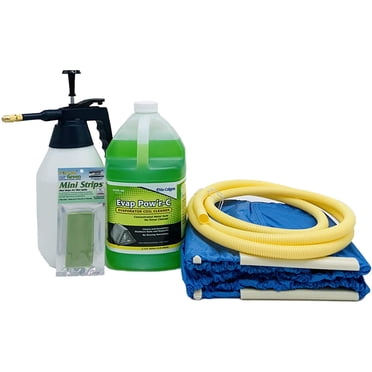Mini Split Cleaning Kit with 3.78L (Nu Calgon) Coil Cleaner, Sprayer, Odor Treatment Tab & Protective Bag - Removes Dirt & Grime for Heat Pump, AC, HVAC - Fits Units Up to 50 Inches
